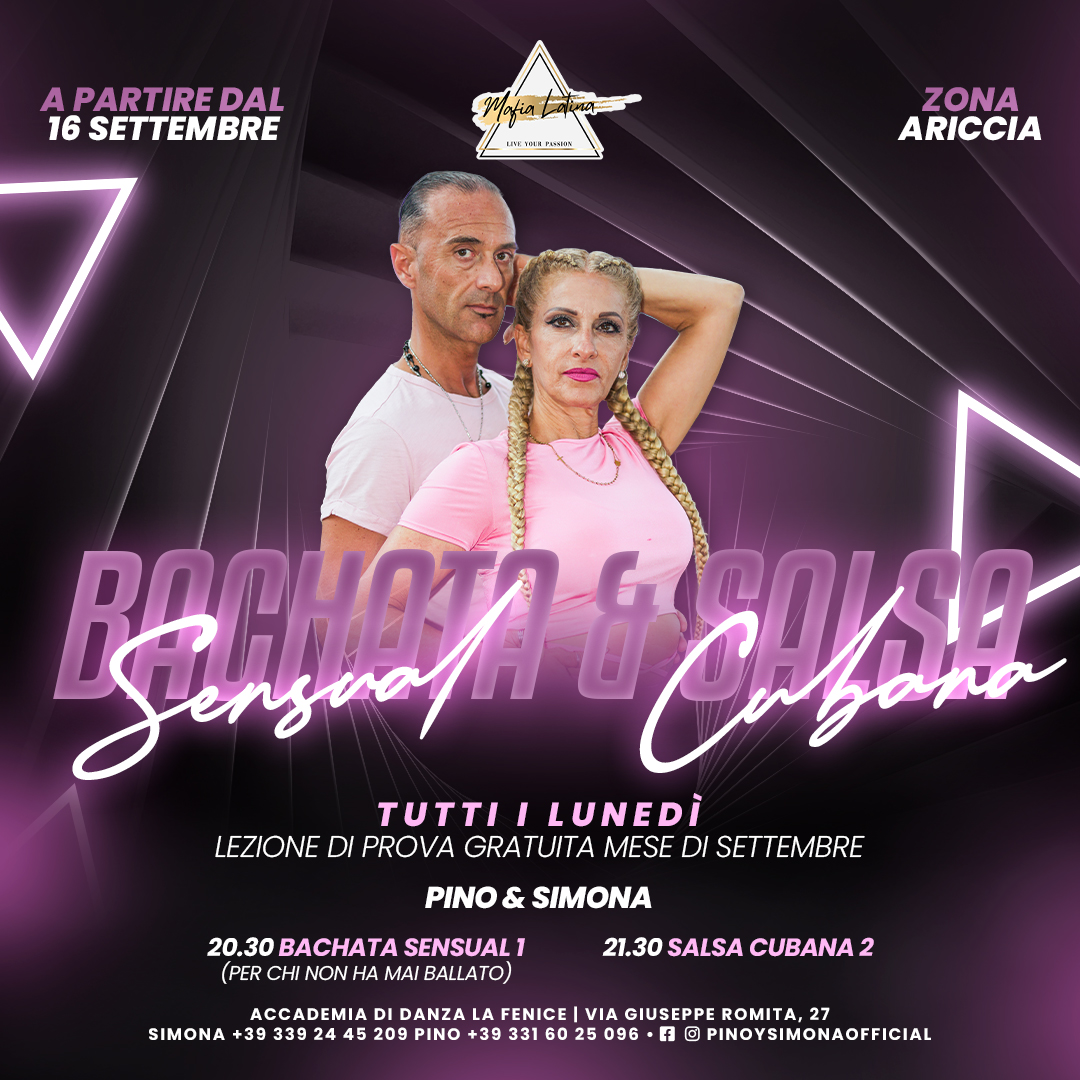 Bachata & Salsa Sensual Ariccia