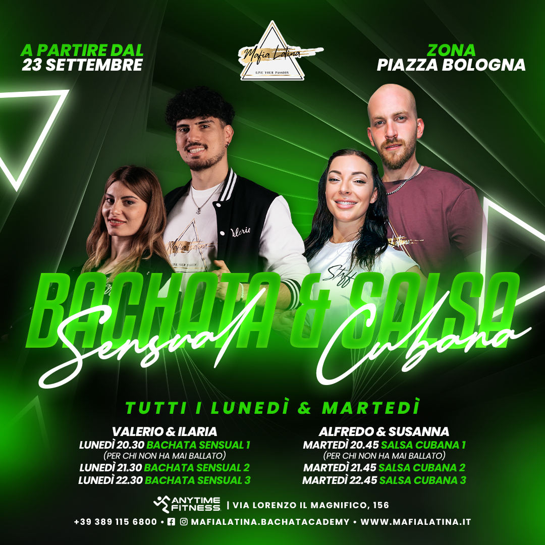 Bachata & Salsa Sensual Piazza Bologna